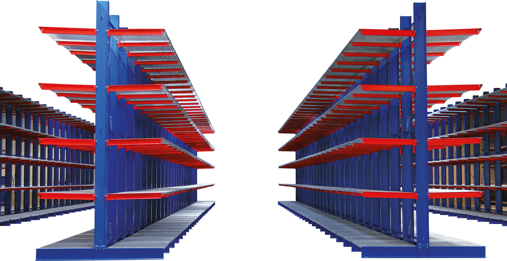 Cantilever racks individually planned and manufactured to last decades